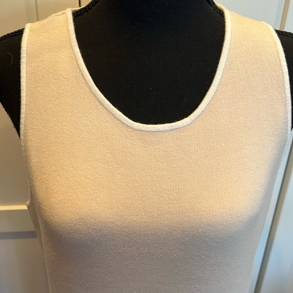 ON SALE!! CYNTHIA ROWLEY Cream Knit Fabric Dress $4.99 shipping - Picture 4 of 8